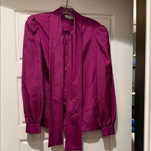 St. John Vibrant Magenta Top